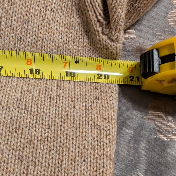 Parisian signature Fine Italian Merino Wool size medium women's open cardigan - Picture 11 of 13